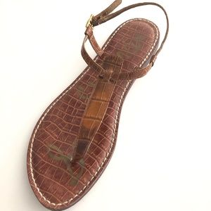 Sam Edelman Croc-embossed Gigi Sandal